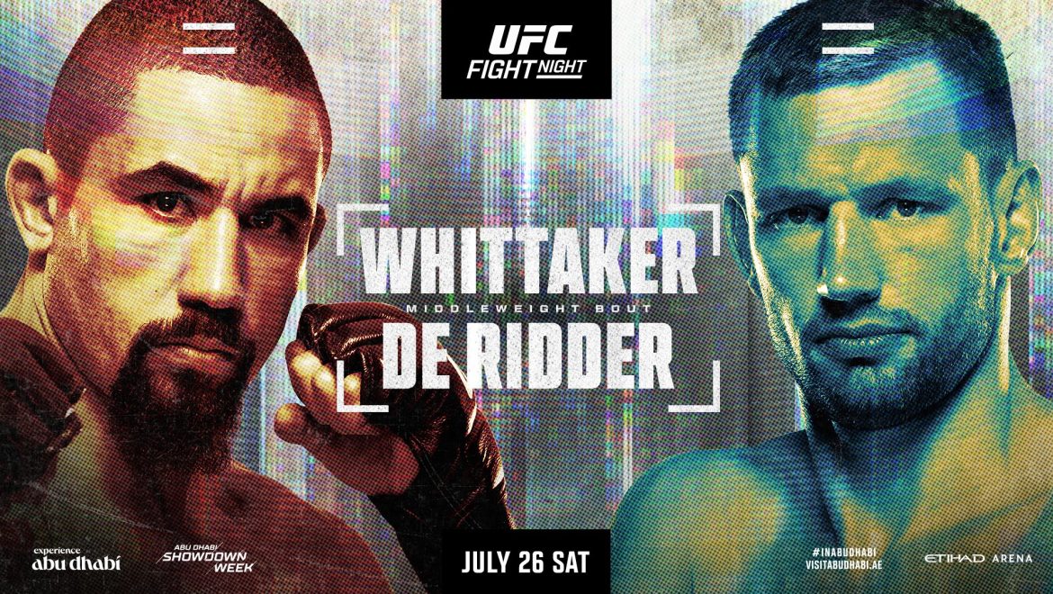 Palpites de aposta UFC Whittaker vs De Ridder